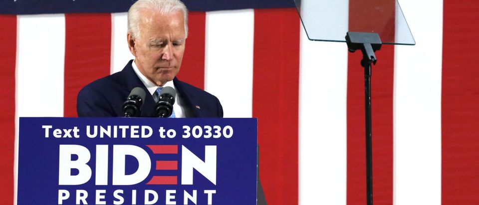 Presidential Candidate Joe Biden Delivers Remarks In Delaware