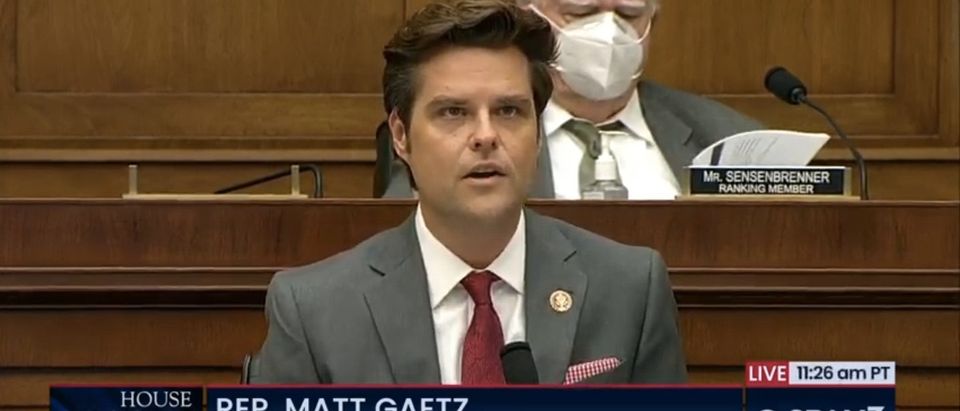 Rep. Matt Gaetz. (Screenshot/CSPAN)