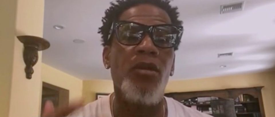 D.L. Hughley appears on "The View." Screenshot/ABC