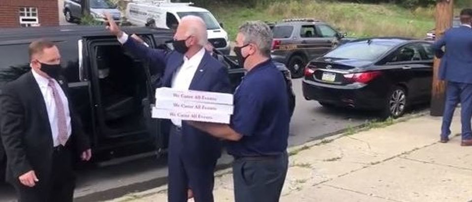 Biden heckled in Pittsburgh (screengrab)