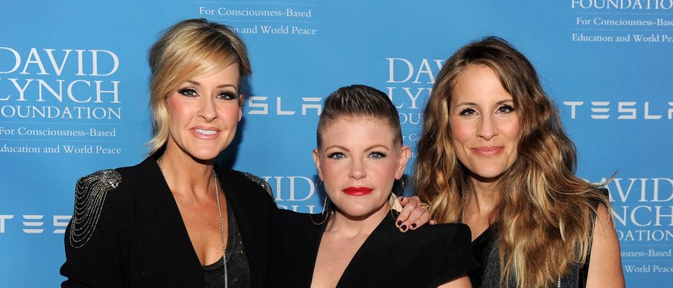 (L-R) Musicians Martie Maguire, Natalie Maines and Emily Robison of The Chicks in 2014, when they were known as the Dixie Chicks