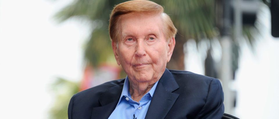 Sumner Redstone Honored On The Hollywood Walk Of Fame