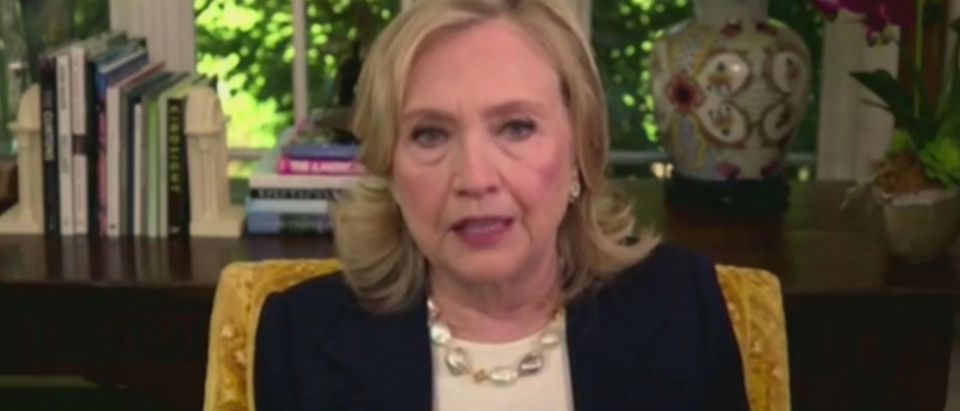 Hillary Clinton talks to “Meet the Press”