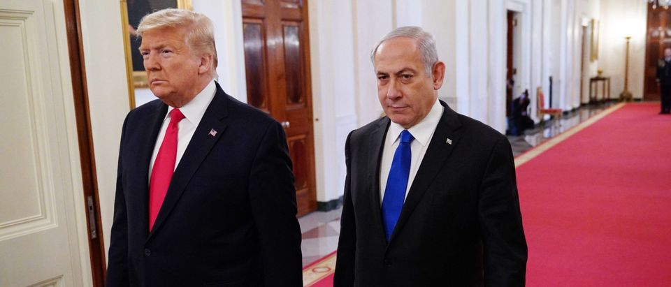 US President Donald Trump And Israeli Prime Minister Benjamin Netanyahu