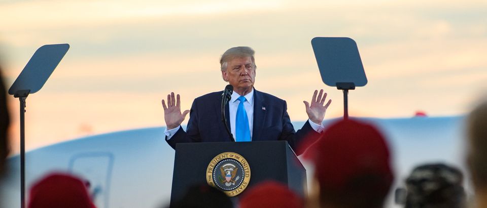 Donald Trump Holds Campaign Event In Latrobe, PA
