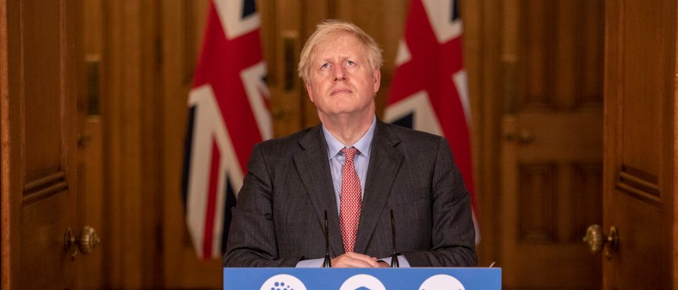 Boris Johnson Addresses The Nation With The Government's Chief Scientific Advisors