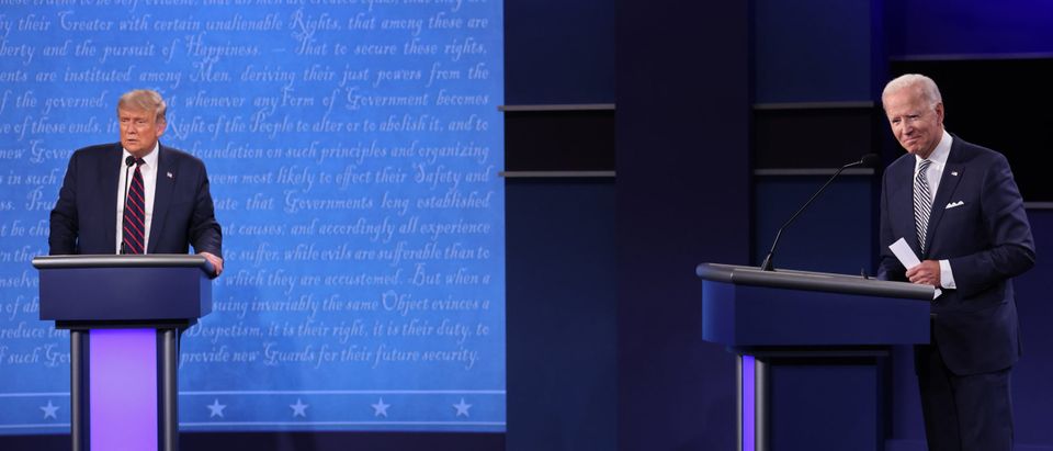 Donald Trump And Joe Biden Participate In First Presidential Debate