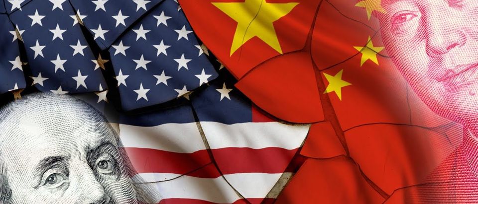 American, Chinese flags (Shutterstock, Daily Caller)