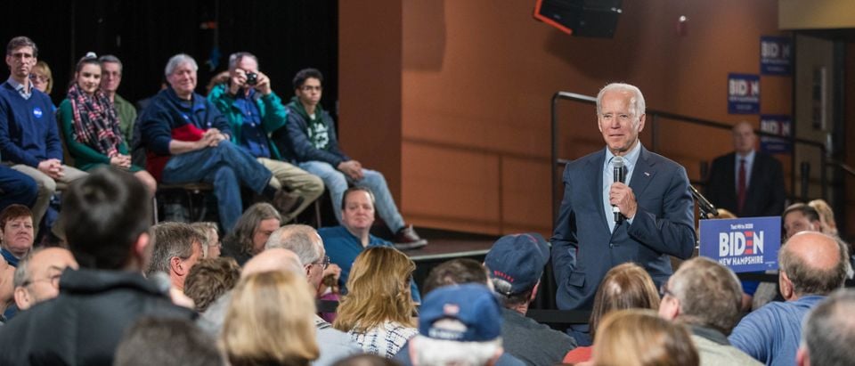 Presidential Candidate Joe Biden Holds Campaign Town Halls In New Hampshire