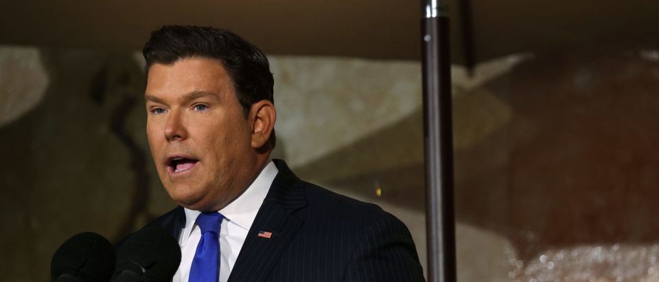 Fox News host Bret Baier speaks during a dedication ceremony for The Dwight D. Eisenhower Memorial September 17, 2020 in Washington, DC. (Alex Wong/Getty Images)