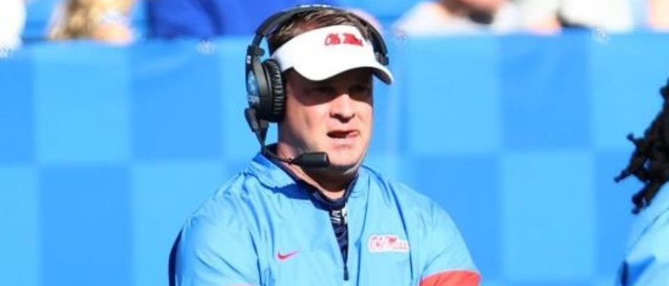 LEXINGTON, KENTUCKY - OCTOBER 03: Lane Kiffin the head coach of the Ole Miss Rebels during the 42-41 OT win over the Kentucky Wildcats at Commonwealth Stadium on October 03, 2020 in Lexington, Kentucky. (Photo by Andy Lyons/Getty Images)