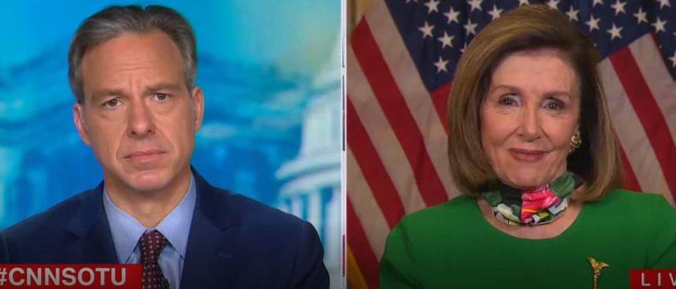 Pelosi taunts Trump on winning back House (CNN screengrab)