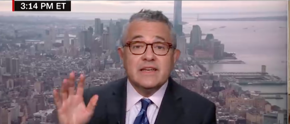 The New Yorker suspended Jeffrey Toobin, a CNN analyst, after he accidentally exposed himself on Zoom. (Screenshot YouTube CNN, https://www.youtube.com/watch?v=w0qcbsWpisA)