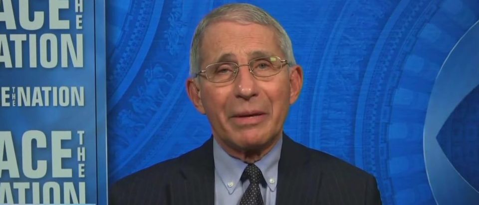 Anthony Fauci discusses Christmas (CBS screengrab)