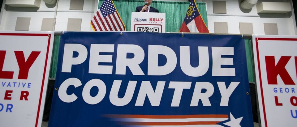 Kelly Loeffler And David Perdue Campaign For Georgia Runoff Election