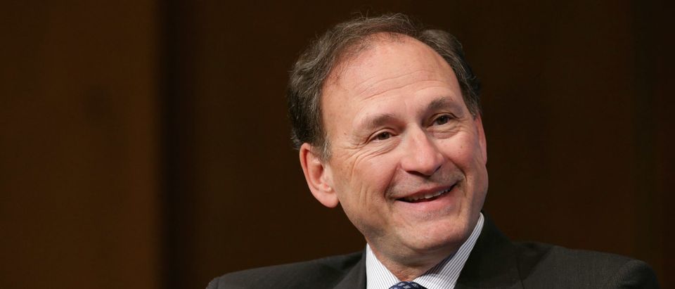 Supreme Court Justice Alito Gives Talk At Georgetown Law School