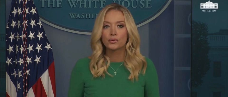 White House Press Secretary Kayleigh McEnany. (Screenshot/YouTube/White House)