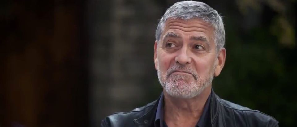 George Clooney appears on "CBS Sunday Morning." Screenshot/CBS