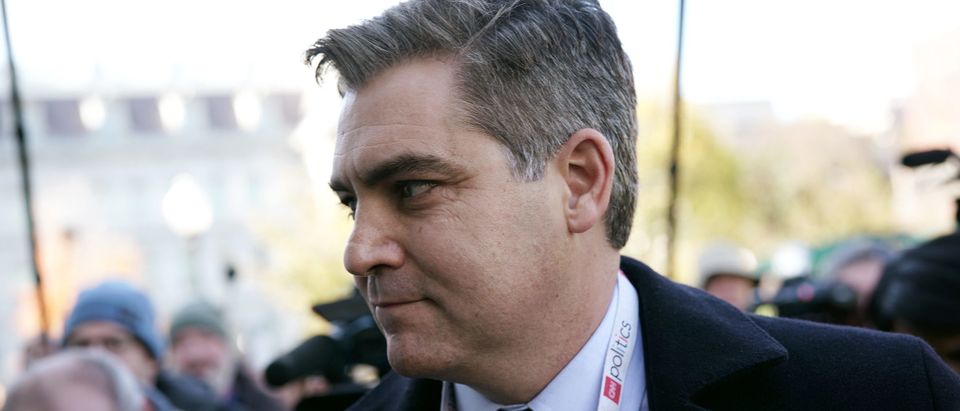 CNN chief White House correspondent Jim Acosta returns to the White House after Federal judge Timothy J. Kelly ordered the White House to reinstate his press pass November 16, 2018 in Washington, DC. (Alex Wong/Getty Images)
