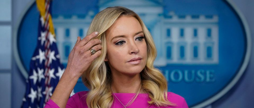 White House Press Secretary Kayleigh McEnany speaks during a press briefing at the White House on December 2, 2020 in Washington, DC. (Drew Angerer/Getty Images)