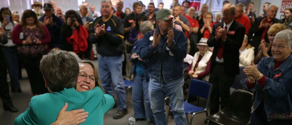 Republican Senate Candidate Jodi Ernst Campaigns Throughout Iowa