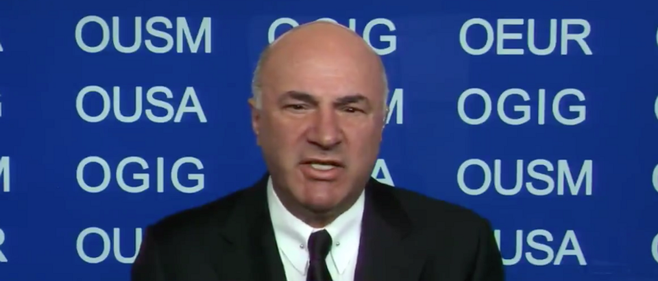 CNBC contributor and Shark Tank co-host Kevin O'Leary called out coronavirus lockdown measures in California. (Screenshot Twitter Squawk Box)