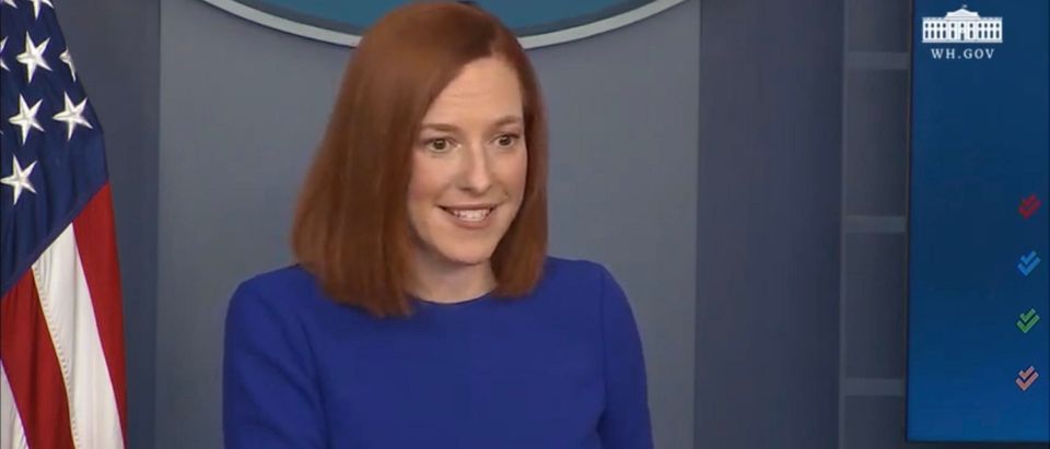 White House Press Secretary Jen Psaki. (Screenshot/Youtube/White House)