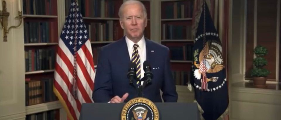 President Joe Biden. (Screenshot/Youtube/White House)