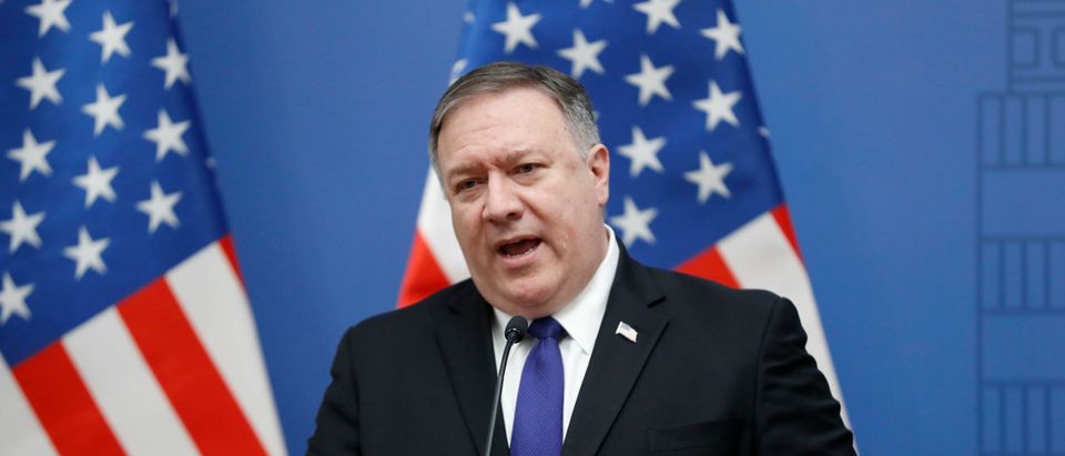 US Secretary Of State Mike Pompeo Visits Political Leaders In Hungary