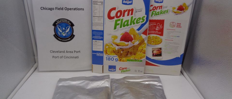 U.S. Customs and Border Protection agents in Cincinnati seized cocaine-coated corn flakes that were being shipped to Hong Kong [Photo Courtesy: U.S. Customs and Border Protection]