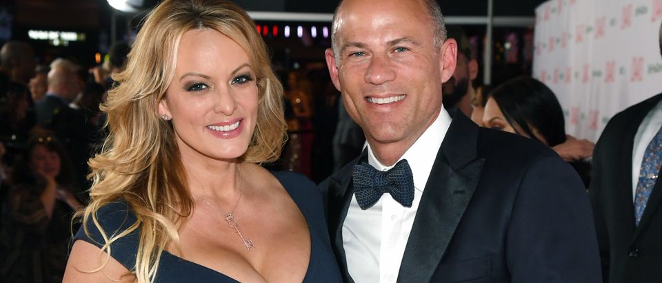 Adult film actress/director Stormy Daniels (L) and attorney Michael Avenatti attend the 2019 Adult Video News Awards at The Joint inside the Hard Rock Hotel &amp; Casino on January 26, 2019 in Las Vegas, Nevada. (Ethan Miller/Getty Images)