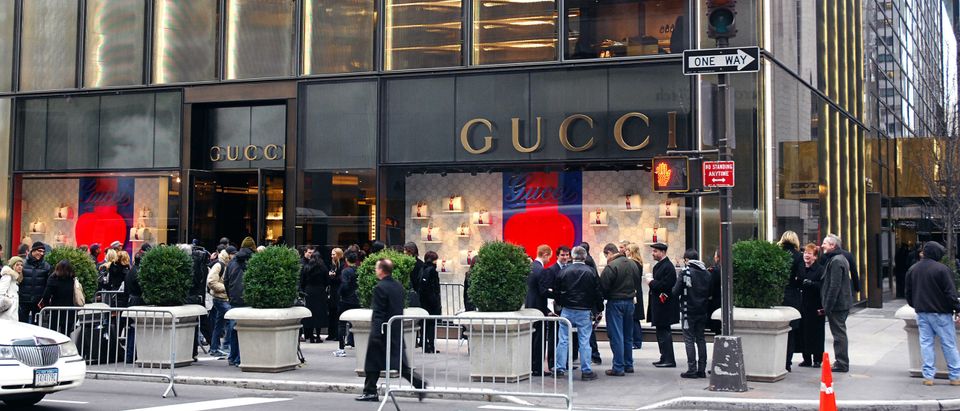 Donald Trump Joins Gucci For Ribbon Cutting