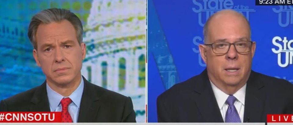Larry Hogan predicts criminal charges for Trump (CNN screengrab)