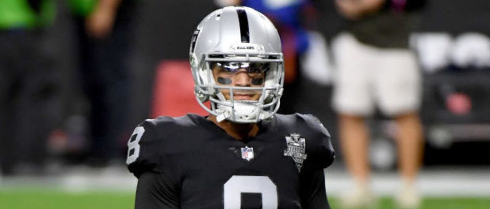 Marcus Mariota Las Vegas Raiders White Vapor Limited 3D Jersey in 2023