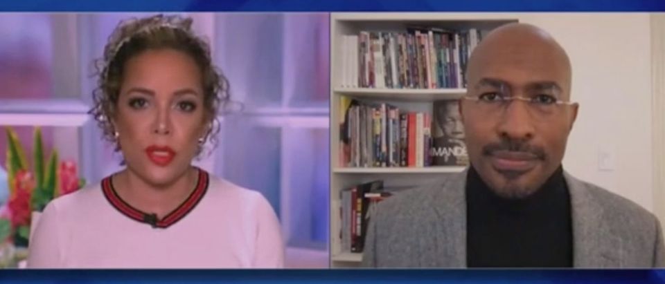 Sunny Hostin and Van Jones appear on "The View." Screenshot/ABC