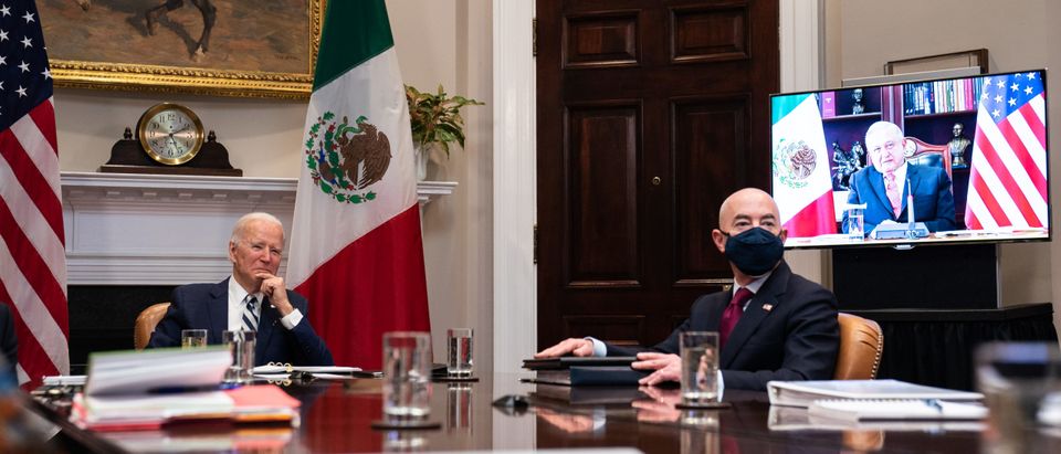 President Biden Meets Virtually With Mexican President Andrés Manuel López Obrador