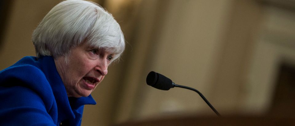 Federal Reserve Chairwoman Janet Yellen Testifies To Joint Economic Committee On Economy