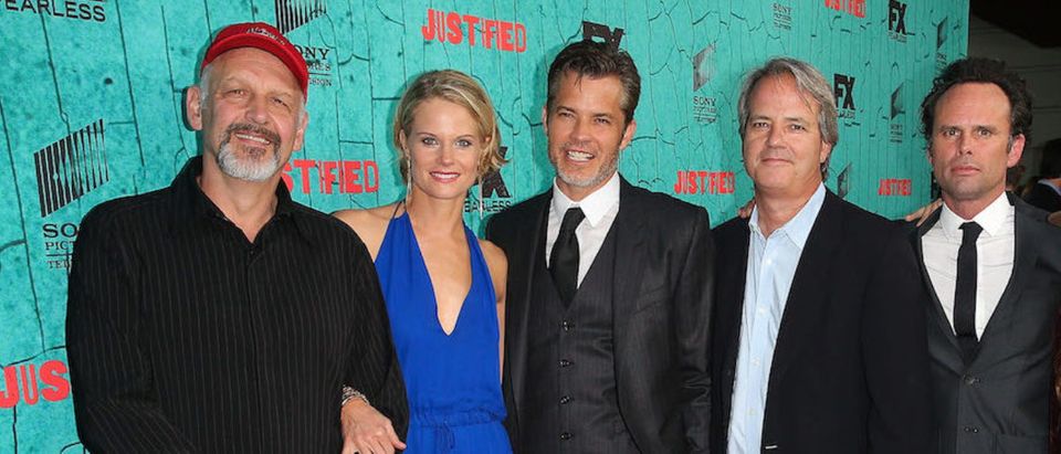 Premiere Of FX's "Justified" Series Finale - Red Carpet