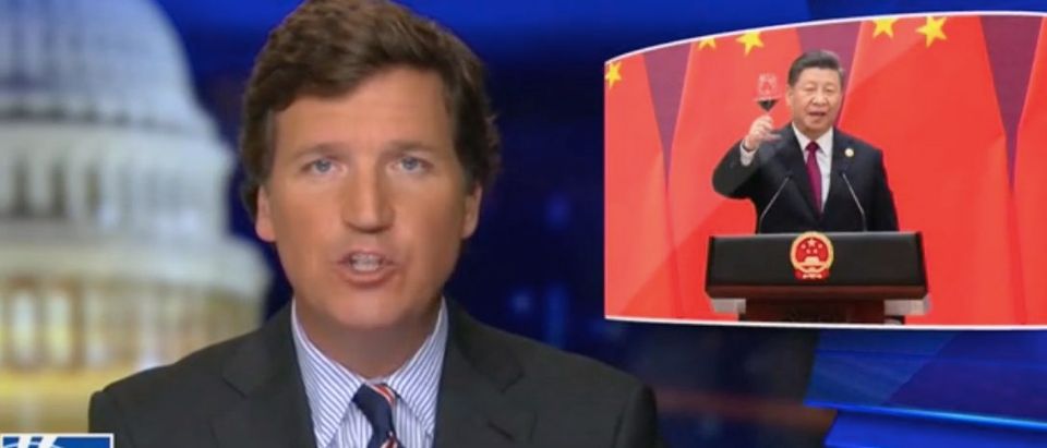 Tucker Carlson hosts "Tucker Carlson Tonight." Screenshot/Fox News