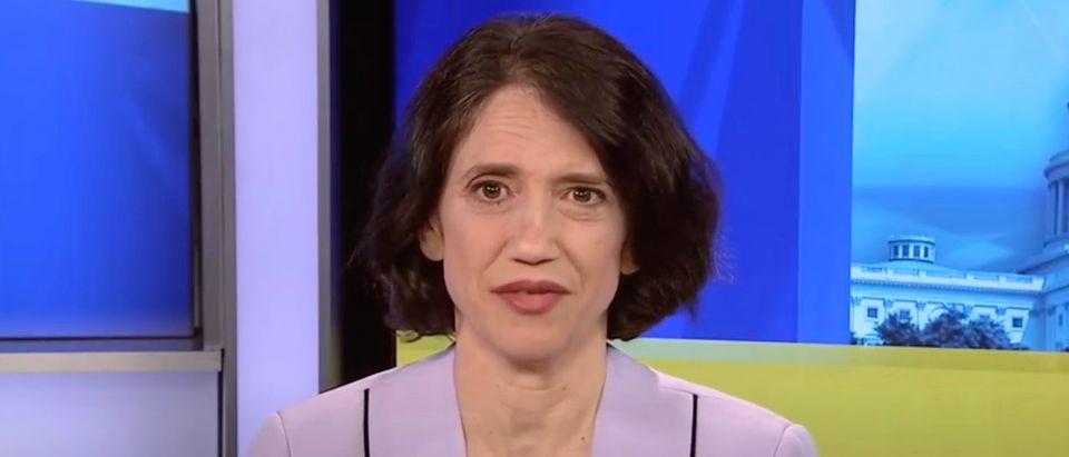 Jennifer Rubin argued that the Biden Administration should fact-check the White House press corps in an op-ed for The Washington Post. (Screenshot YouTube MSNBC, https://www.youtube.com/watch?v=69iXX6vovIM)
