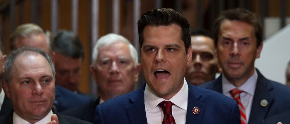 Rep. Matt Gaetz Holds Press Conference Calling For Transparency In Impeachment Inquiry