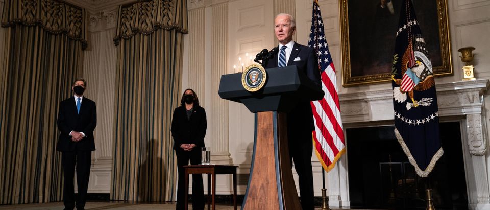 President Biden Delivers Remarks And Signs Executive Actions On Climate Change And Creating Jobs