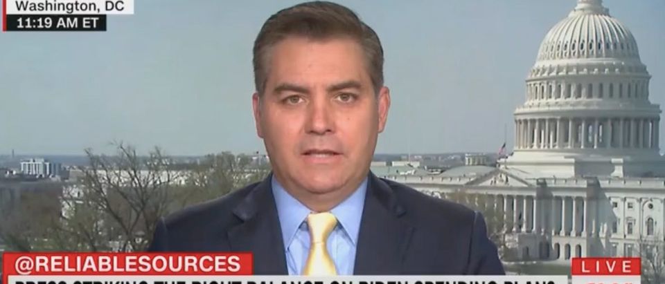 Jim Acosta appears on"Reliable Sources." Screenshot/CNN