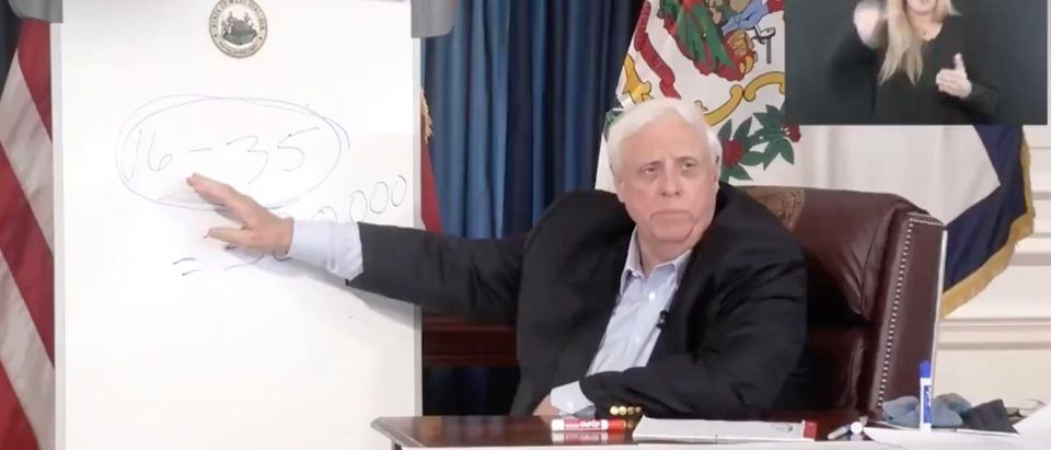 West Virginia Republican Gov. Jim Justice offers $100 bonds to certain residents who take the vaccine [Twitter:Screenshot:The Recount]