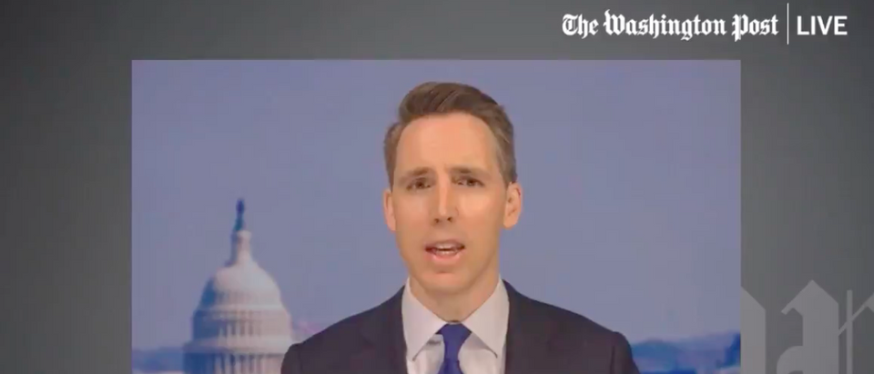 Hawley Says He Doesn't Regret Waving To Capitol Protest On Jan 6