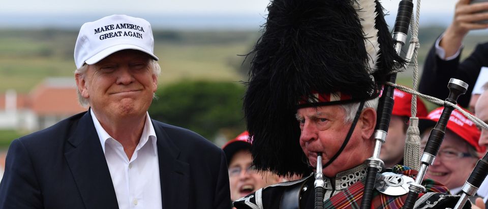 Donald Trump Opens His New Golf Course At Turnberry