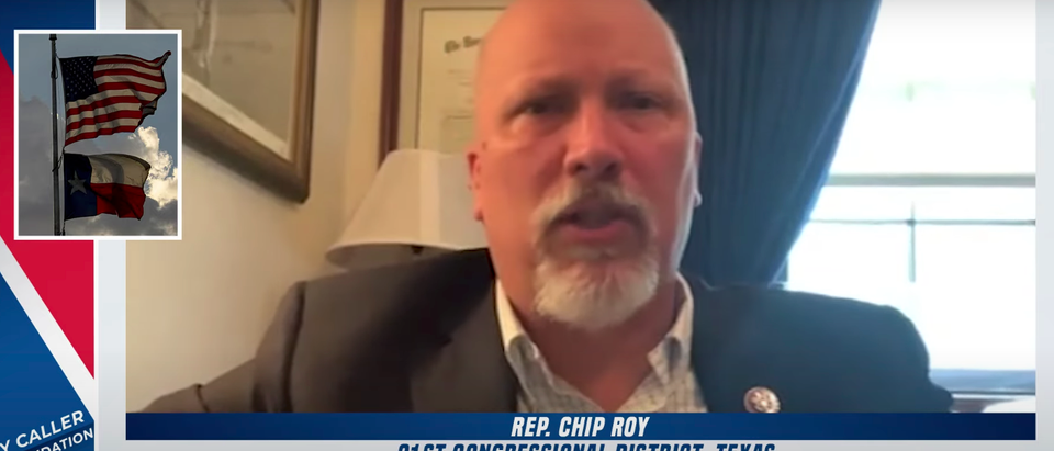 Rep. Chip Roy speaks with the Daily Caller News Foundation