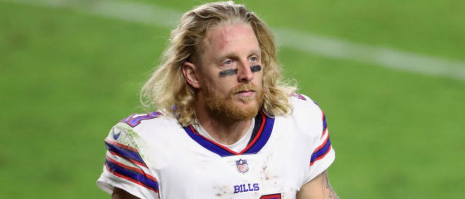 GLENDALE, ARIZONA - NOVEMBER 15: Wide receiver Cole Beasley #11 of the Buffalo Bills walks off the field following the NFL game against the Arizona Cardinals at State Farm Stadium on November 15, 2020 in Glendale, Arizona. The Cardinals defeated the Bills 32-30. (Photo by Christian Petersen/Getty Images)
