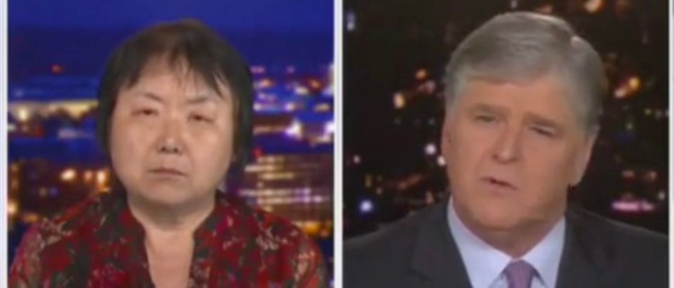 Xi Van Fleet speaks on Hannity about critical race theory [Fox News:Screenshot]
