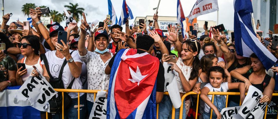 US-CUBA-POLITICS-UNREST-PROTEST